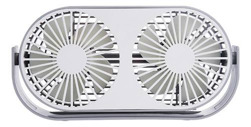 Ventilador Escritorio Portatil Recargable De Mesa Con Led