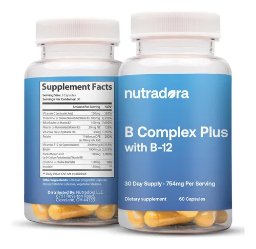 comprar Complejo De Vitamina B Nutradora Con Vitamina C Vitaminas B