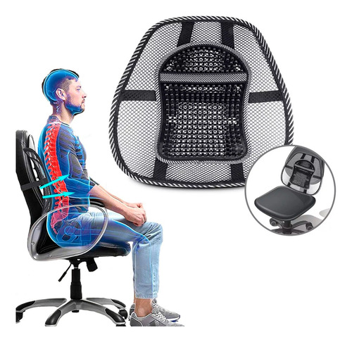 Espaldar Corrector Postura Lumbar Espalda Soporte Silla