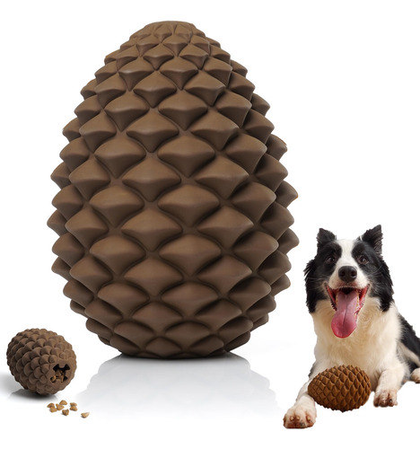 Juguetes Masticables Para Perros Marca Cono Pino Modelo Inte Marrón