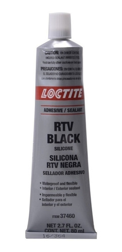 Silicona Negra Acética 593 80ml. Loctite /31480