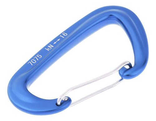 2xaluminio Alambre Puerta Hamaca Seguridad Carabiner D Tipo