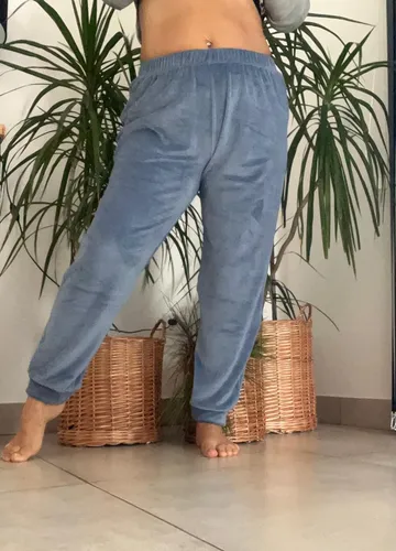 Pantalon Plush Suave Pijama Comodo Calentito Mariene