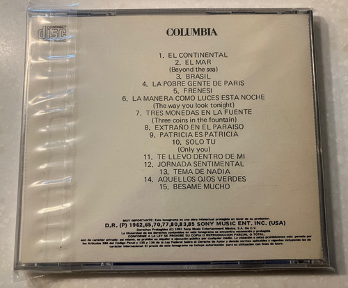 Ray Conniff - 15 Autenticos Exitos (cd, 1991) (Usado)