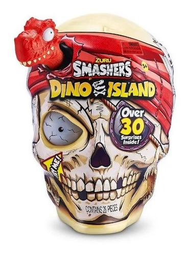 Smashers Dino Island - Cráneo Calavera Gigante +30 Sorpresas