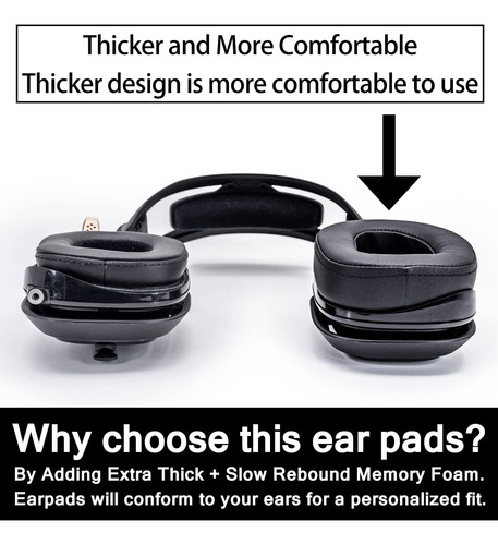 Almohadillas De Auriculares Astro A40 Tr, Negras/1 Par