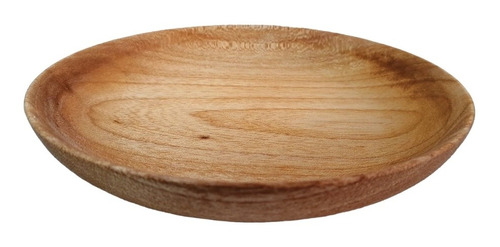 Plato De Madera 17 Cm. Diámetro Restaurantes Food Trucks 