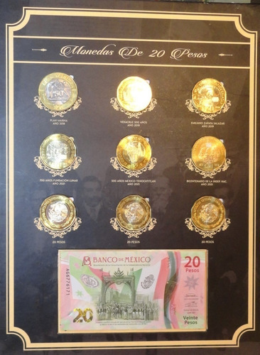 Colección De Monedas De 20 Pesos Completa 1993-2022