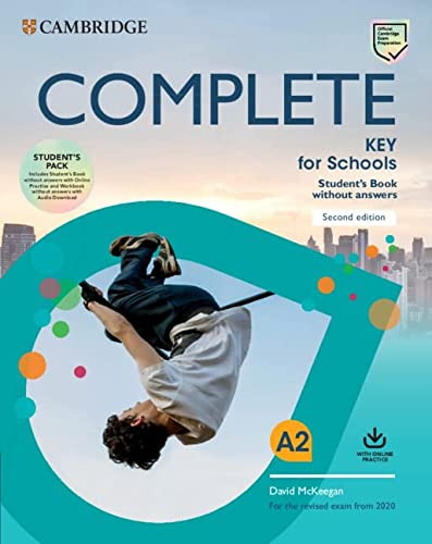 Complete Key For Schools A2 St+wb+key, De Vvaa. Editorial Cambridge, Tapa Blanda En Inglés, 9999