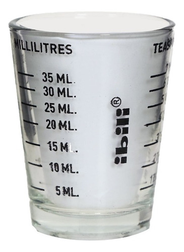 Vaso Medidor Mini Para Licores Y Shots Marca Ibili Color Transparente