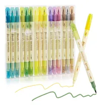 Comprar Dibaliyi Marcador Pincel Para Colorear Doble Punta 15 Arte