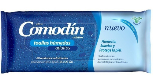 Caja Cerrada Toallas Humedas Adulto Comodin X 720 Unidades