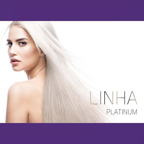 Imagem 5 de 10 de Kit 10 Shampoo Platinum Matizador 250ml Masc Professional