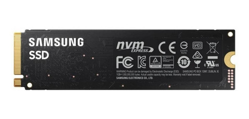 Imagen 4 de 4 de Disco sólido SSD interno Samsung 980 MZ-V8V1TOBW 1TB negro