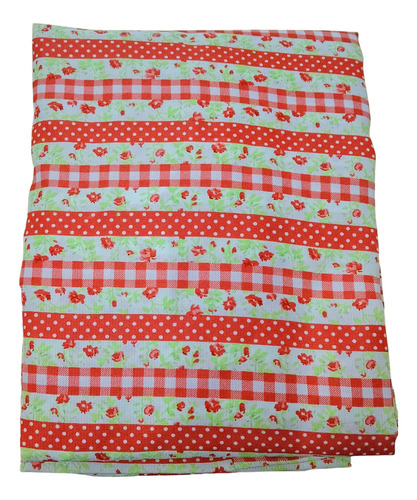 Funda De Colchon Con Cierre 80x190x25 Estampada Pacht Flores Estampado 1 Plaza