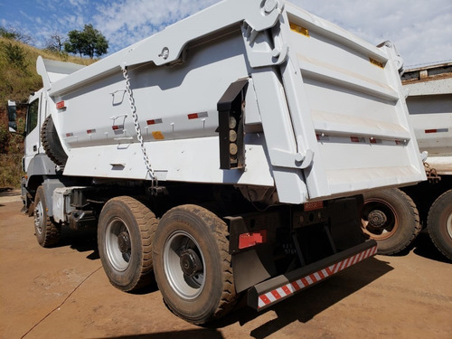 Imagem 12 de 15 de Mercedes-benz Axor 4144 6x4 Ano 2016 Caçamba Rossetti 16m