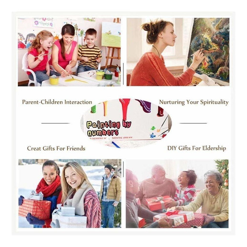 Aceite De Diy Kit De Pintura Por Numeros Para Adultos N...