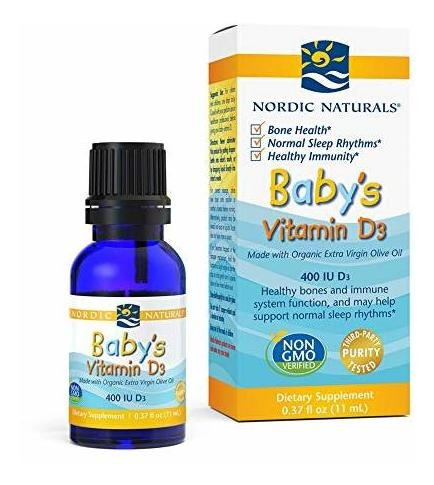 Nordic Naturals Baby's Vitamina  D3 - Vitamina A D De Natur