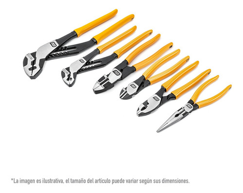 Juego De Pinzas Mixtas Pitbull 82204 Gearwrench