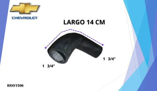 Manguera Codo De Gases Optra Aveo Spark