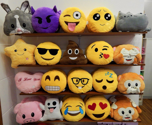 Cojines Peluche Emoticones Emoji Caritas 35 Cm Fotos Reales