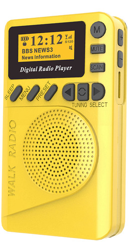 Set De Radio Mini Dab Con Pantalla De Bolsillo, Reproductor