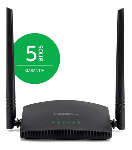 Roteador Wi-fi Intelbras 300mbps 2 Antenas 4 Portas - 301k