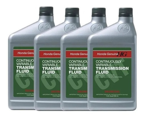 Imagen 2 de 4 de Aceite Transmisión Cvt Honda 946ml 1era Generación X4