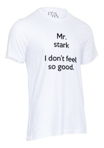 Playera I Don't Feel So Good Mr. Stark. Spiderman.