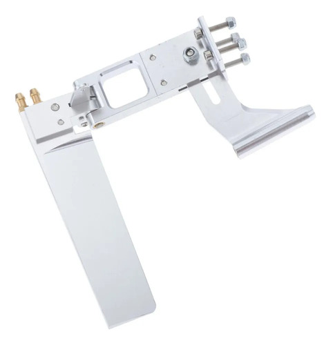 Timón De Aluminio De 110 Mm Rc Con Dirección Absorbente