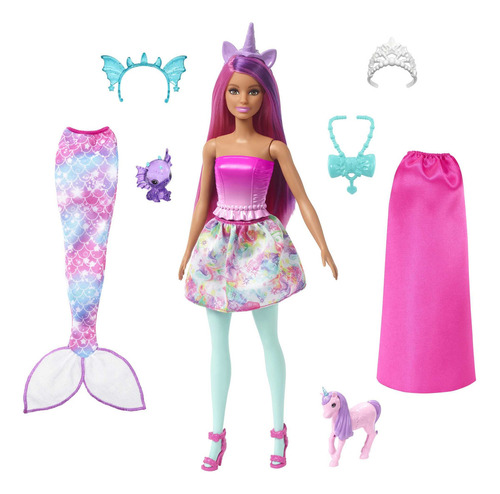 Barbie Muñeca, Juguetes De Sirena, Ropa Y Accesorios De Ba
