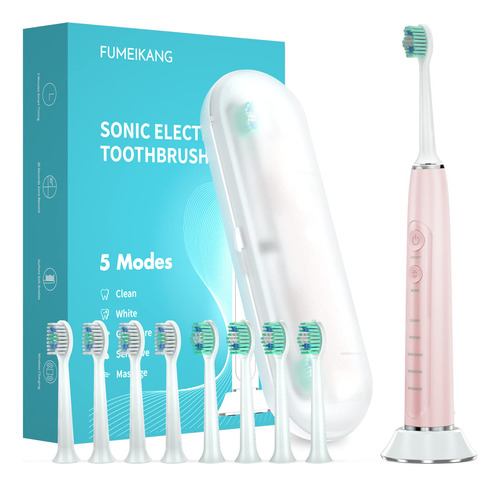 Fumeikang Cepillos De Dientes Electricos Con 8 Cabezales Par