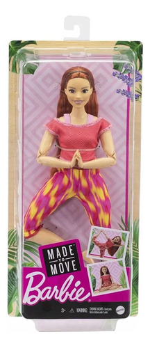 Barbie Muñeca Articulada Made To Muve 30cm Pelirroja