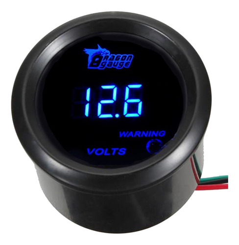 Medidor De Voltaje Digital De 2  52 Mm Automóvil, Led ...