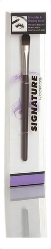 Brocha De Maquillaje En Punta Para Sombras Basicare Color Negro