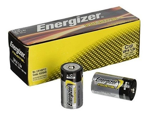 Baterías Industriales Alcalinas Energizer C, Caja De 12