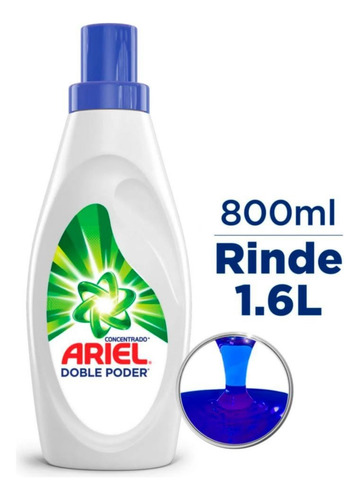Ariel Liquido Detergente 800ml Y 500ml