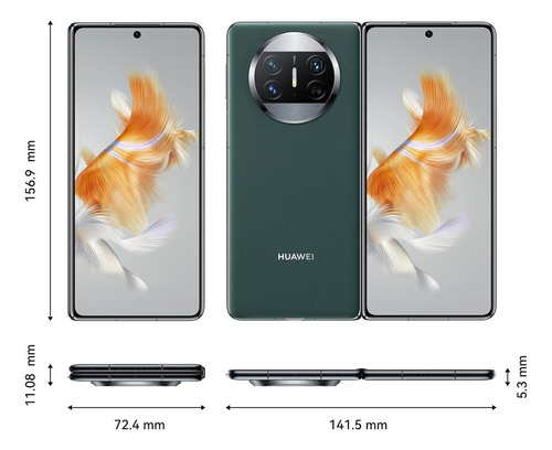 Huawei Mate X3 Fold 256 + 12 Gb Ram Seminuevo Con Google Gms