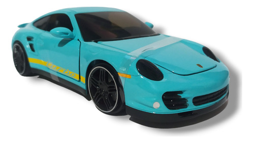 Porsche 911 (2007) Turbo, Jada Toys Escala 1:24, En Caja.