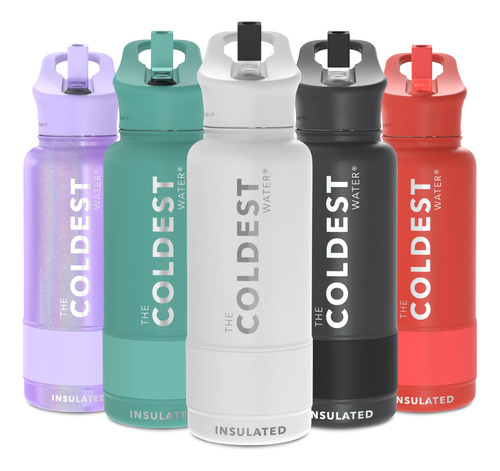 Botella De Agua Deportiva The Coldest Water Acero Inoxidab