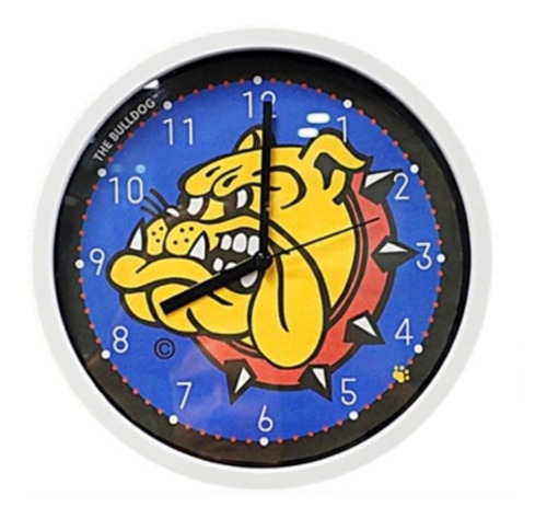 Reloj De Pared The Bulldog Amsterdam Original 20 Cm Diámetro