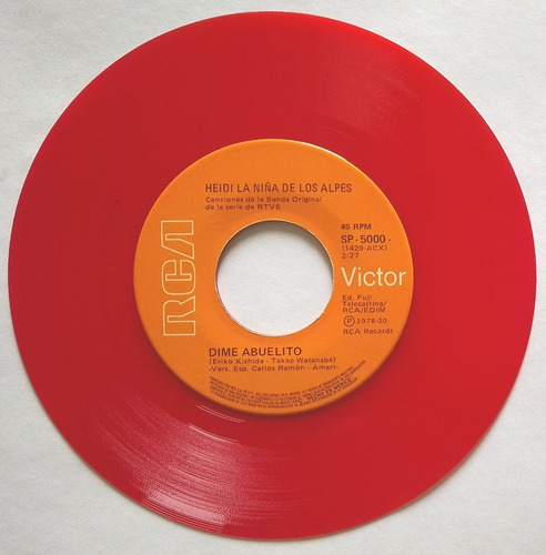 Heidi - Dime Abuelito / Oye (vinil) Sountrack Serie Tv 80´s (Usado)