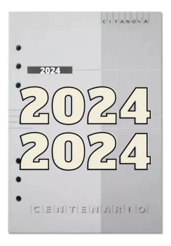 2023 Repuesto Agenda Citanova Diario Centenario 2023 16,5x23