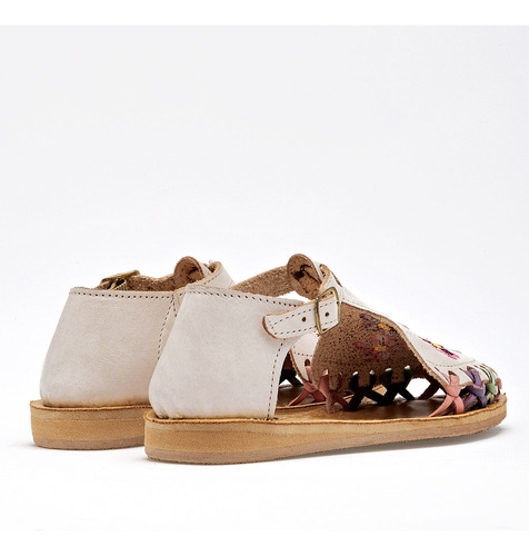 Sandalias Niña Mora Tierra 165514 Blanco Mt 18-21 125-250