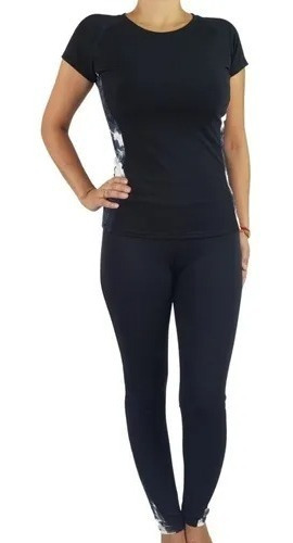 Conjunto Deportivo Mujer Lycra. Calza Y Polera. Yoga, Zumba