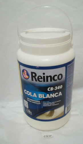 Cola Pega Blanca Reinco Cb-340 1 Galón (3.785 L)