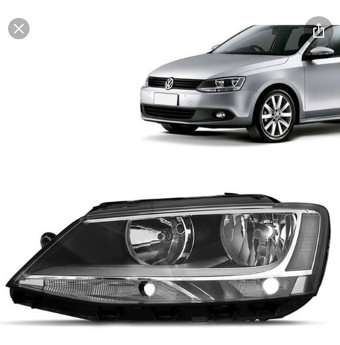 Imagem 3 de 3 de Par De Farol Do Vw Jetta 2011/...
