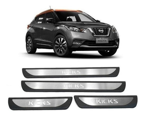 Soleira Com Led Nissan Kicks