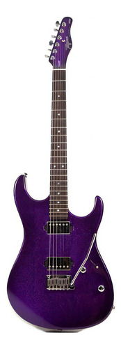 Guitarra Tagima Stella H2 - Serie Brasil - Roxo Sparkle  Orientação Da Mão Destro Cor Violeta-escuro