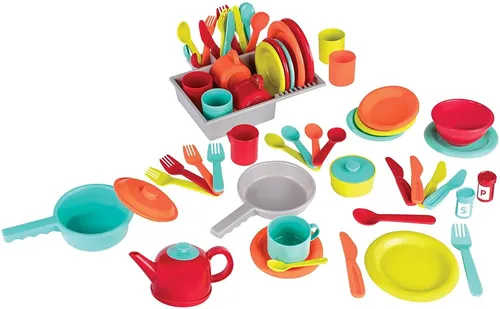 Utensilios Cocina Juguete Juego Trastecitos 71p Battat Niños